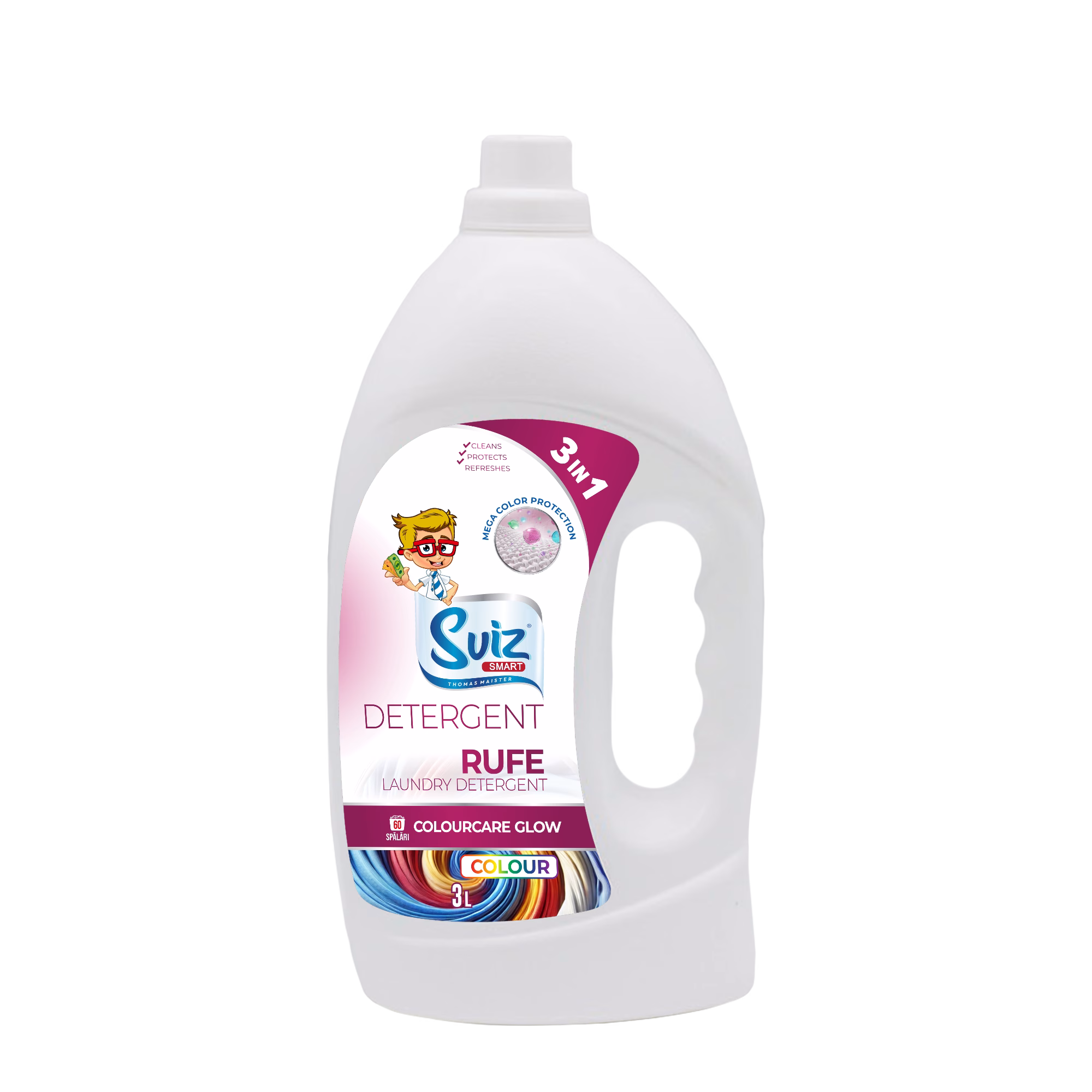 Detergent rufe universal Sviz Smart Colourcare Glow, 3L