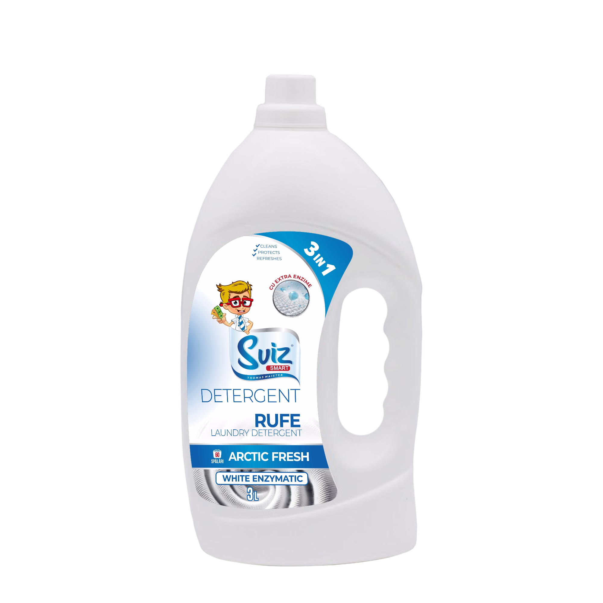 Detergent rufe enzimatic Sviz Smart Arctic Fresh, 3L